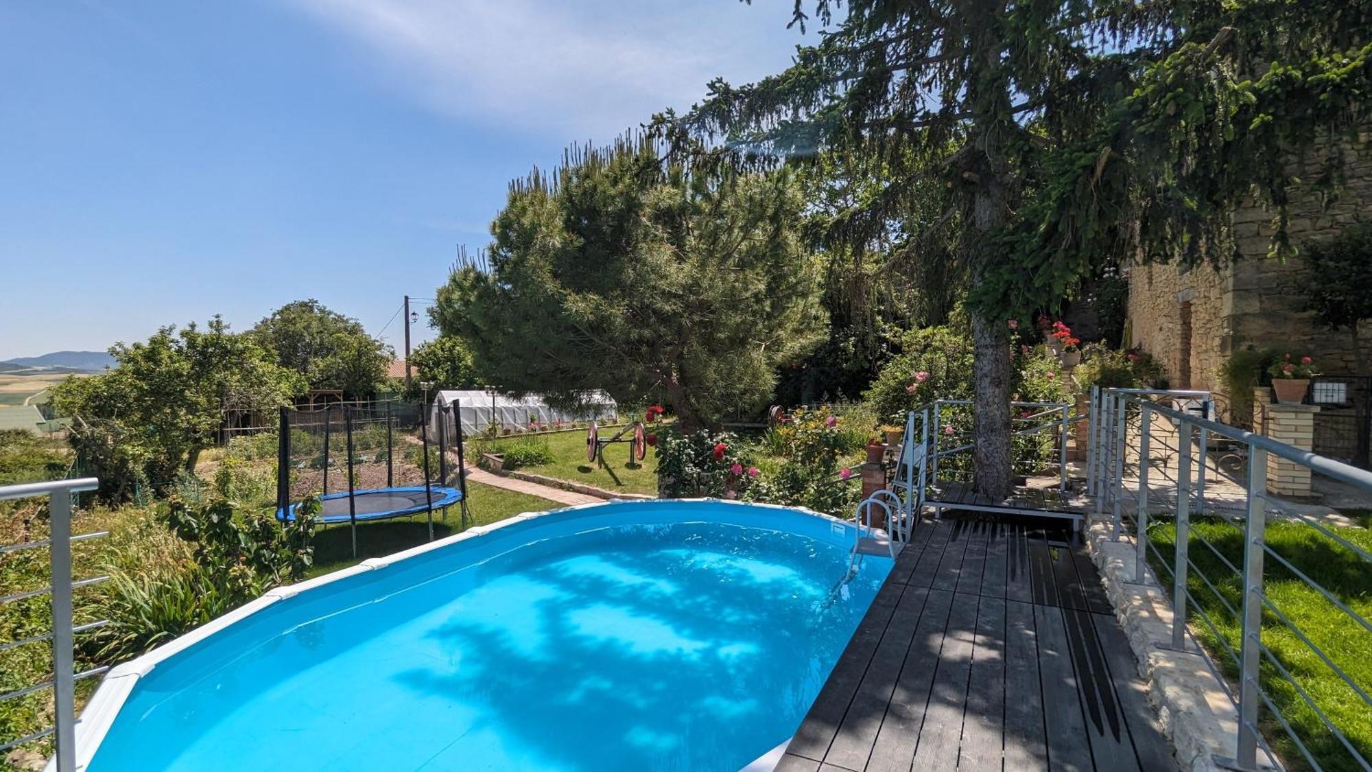 Casa Albaitar Con Piscina Y Sala De Juegos Azcona Εξωτερικό φωτογραφία
